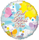 18" God Bless You Foil Balloon | Buy 5 Or More Save 20%