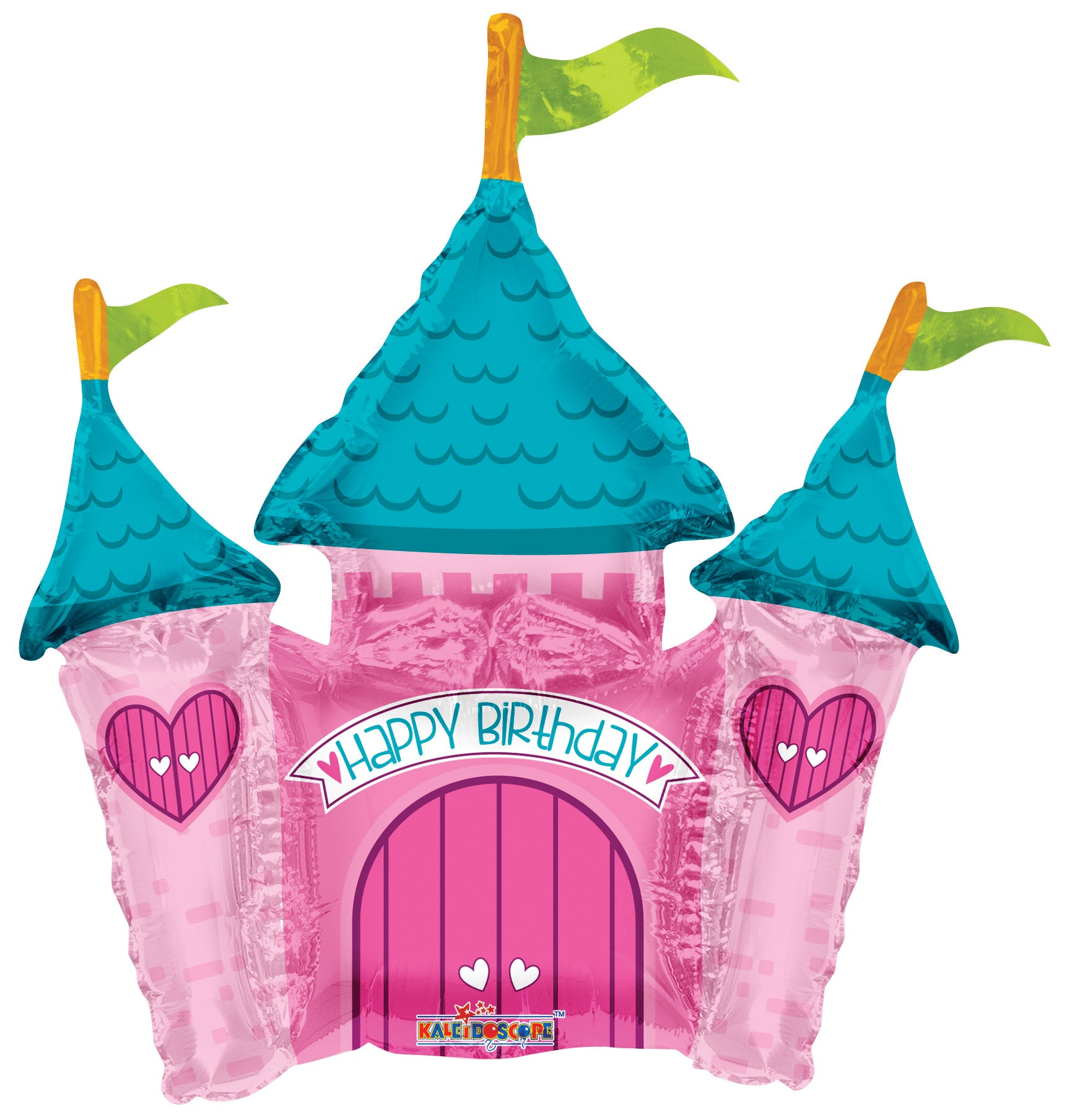 14" Princess Castle Birthday Foil Airfill Balloon | Buy 5 Or More Save 20%