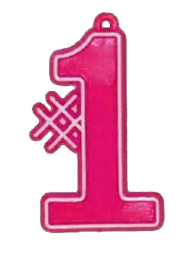 Dije #1 de 1.5" 3 piezas