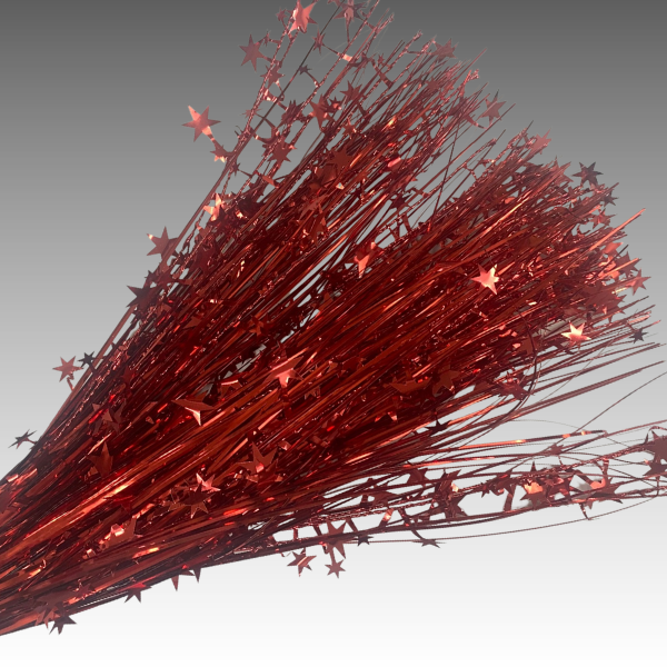 19" Star Spray Wired Picks Decoration