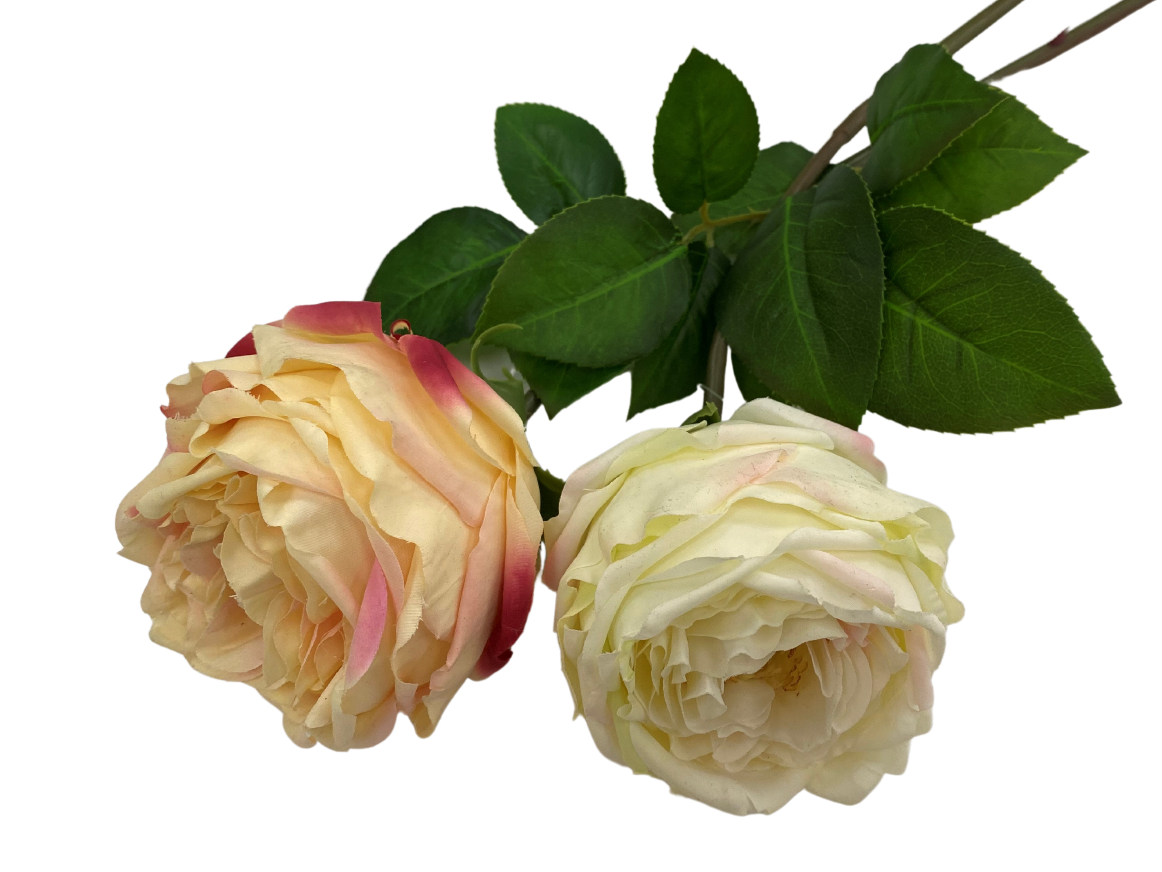 Rosa de col sintética de 21" con tallo de alambre | 1 unidad