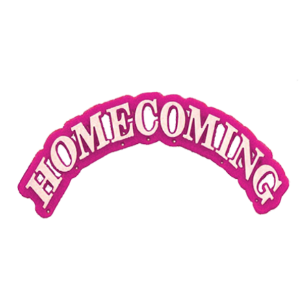 1.25" x 4.5" Arched Homecoming Charm