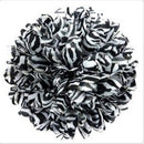 Zebra Print Silk Mum 6 1-2" 15 Layers