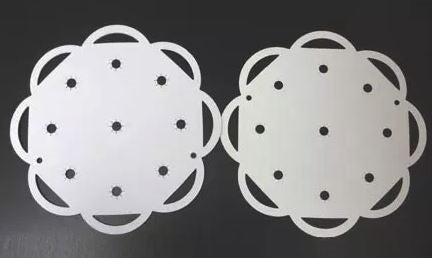 9" Scalloped Edge Heavy Duty Mum Backer | 1 Set