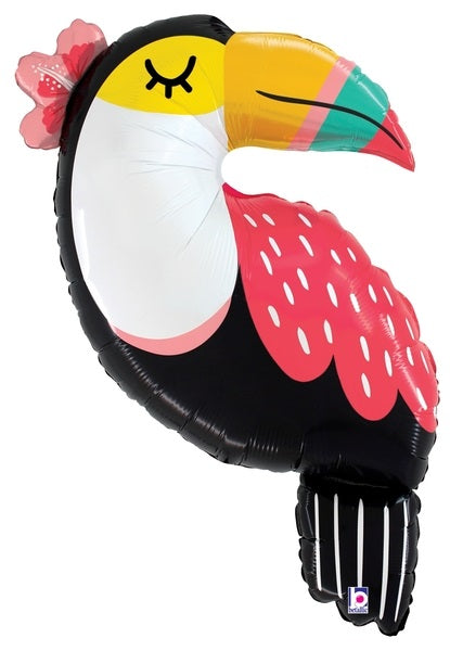 34" Summer Toucan Foil Balloon