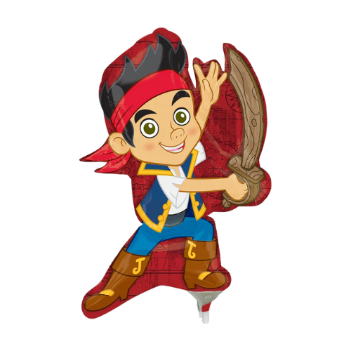 14" Anagram Jake & The Neverland Pirates Foil Airfill Balloon | Clearance - Final Sale!