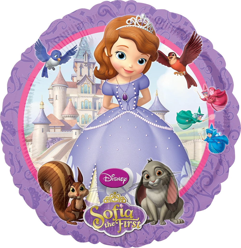 17" Anagram Sofia The First Foil Balloon | Clearance - Final Sale!