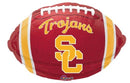 Globo de lámina de fútbol universitario (WSL) de la Universidad del Sur de California de 21"