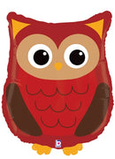 23" Woodland Owl Foil Balloon