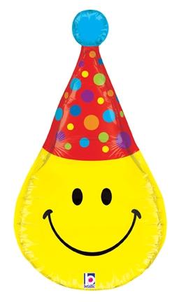 Gorro de fiesta Smiley Dimensions de 33"