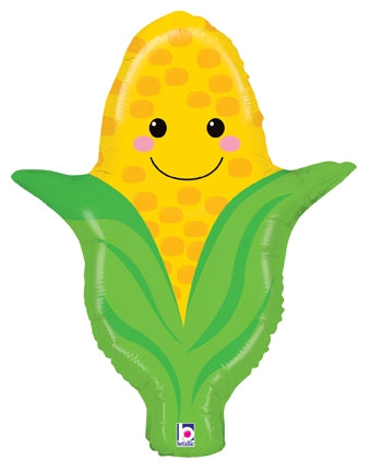 25" Betallic Corn Produce Pals Foil Balloon