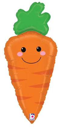 26" Carrot Produce Pals Foil Balloon (D)
