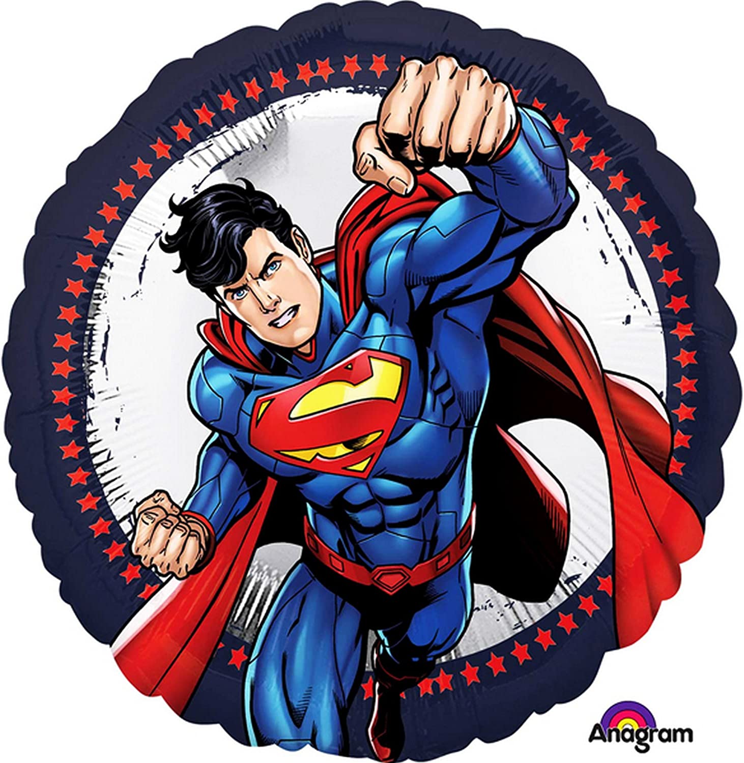 17" Superman Foil Balloon (D) | Buy 5 Or More Save 20%