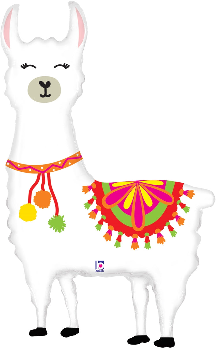 39" Betallic Llama Foil Balloon (P5) (D)