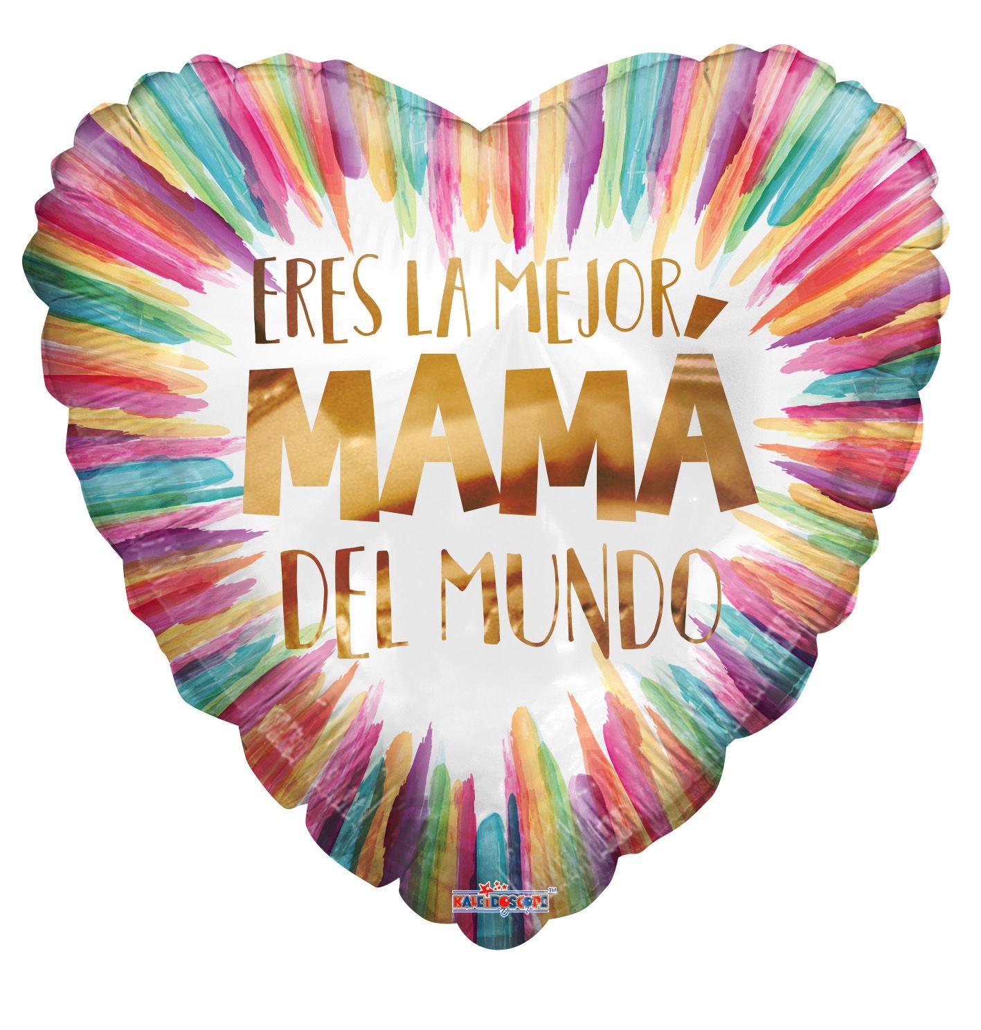 18" Conver La Mejor Mama Colores Foil Balloon (S2R2) | Buy 5 Or More Save 20%