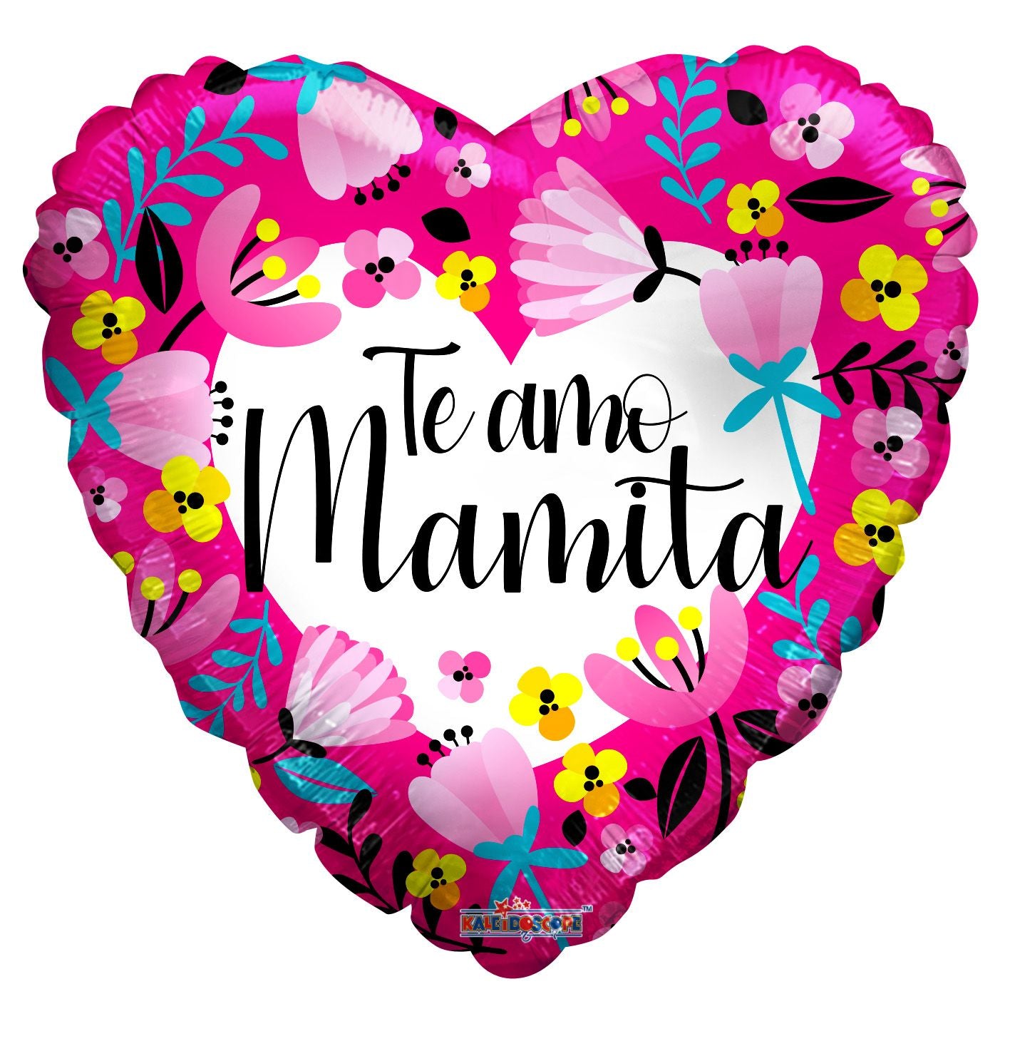 18" Conver Te Amo Mamita Corazon Rosa Foil Balloon (S2R1) | Buy 5 Or More Save 20%