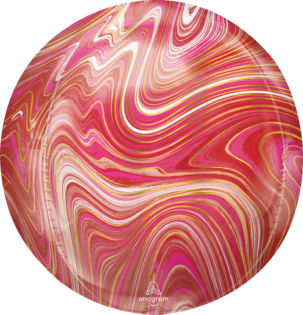 15" Orbz® XL™ Marblez™ Foil Balloons - Globe Shape | 3 Count
