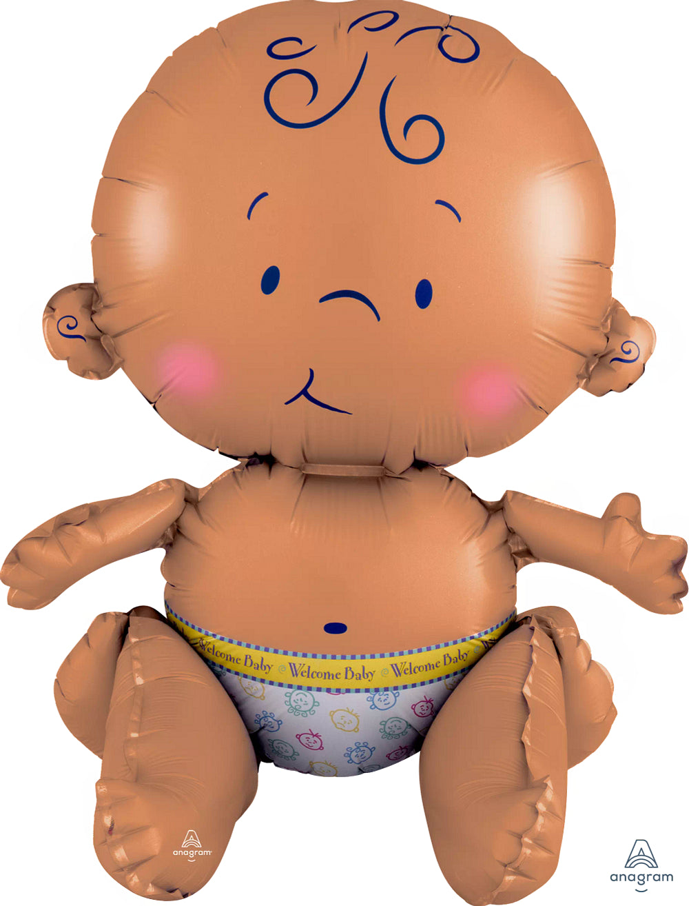 13" x 15" Celebra Baby Foil Multiglobo | ¡Se sienta solo!