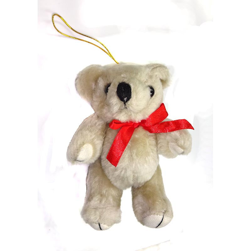 PLUSH TEDDY BEAR Keychain Zipper Pull Rhinestone Bear Charm 