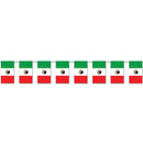 Bandera del banderín de la bandera mexicana