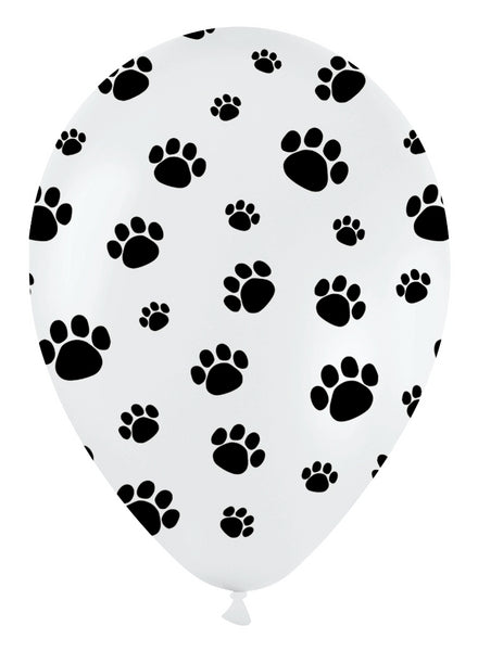 11" Sempertex Paw Prints Latex Balloons | 50 Count