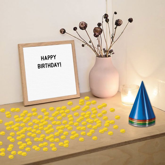 Metallic Deluxe Dot Confetti