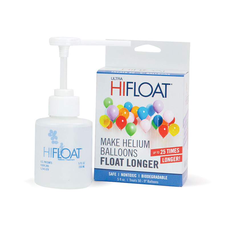 5 Ounce Ultra HI-FLOAT Bottle - Balloon Float | Make Helium Filled Balloons Float Longer!