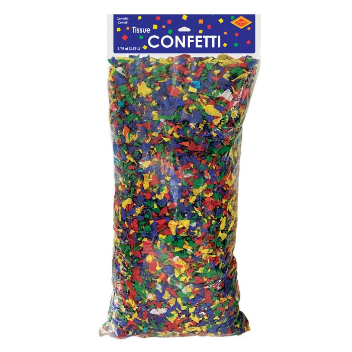 Tissue Paper Confetti - 3.75 Quarts | 1 Count