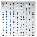 "Spangles" PVC Foil Confetti Circles Curtain Backdrop | 1 Count