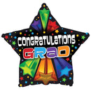 17" Bursting Stars Grad (WSL) | 5 Count | Clearance - While Supplies Last