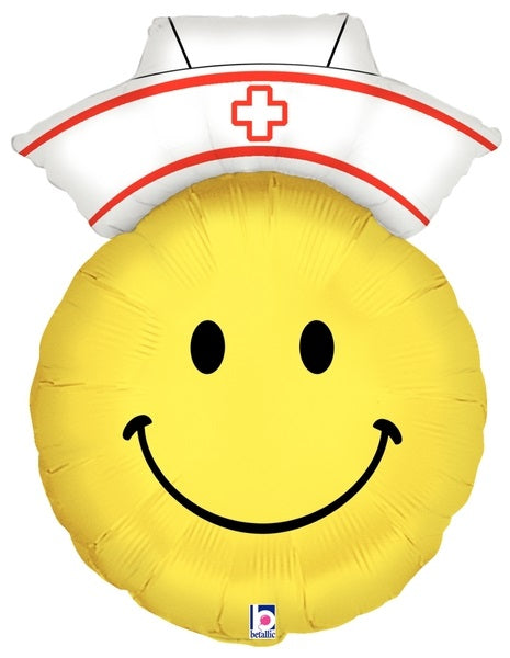 28" Smiley Nurse Foil Balloon (P5)