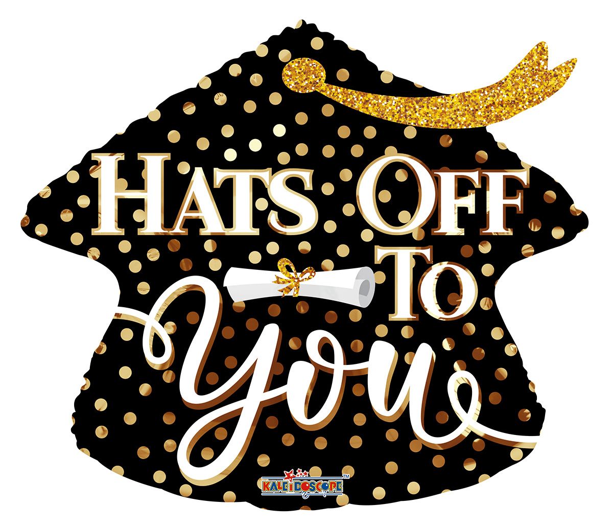18" Conver Hats Off to You Foil Balloon (S1R2) | Buy 5 Or More Save 20%