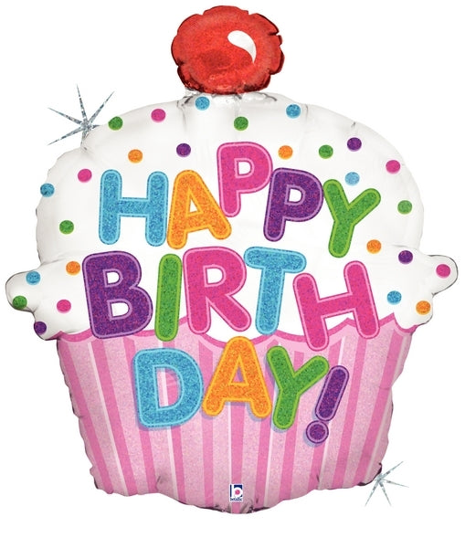31" Happy Birthday Cupcake