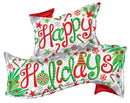 36" Happy Holidays Banner Foil Balloon (WSL) | 5 Count - Clearance