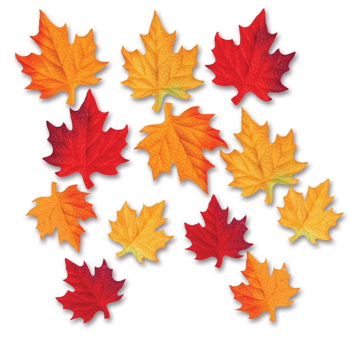 Deluxe Fabric Autumn Leaves | 12 Count