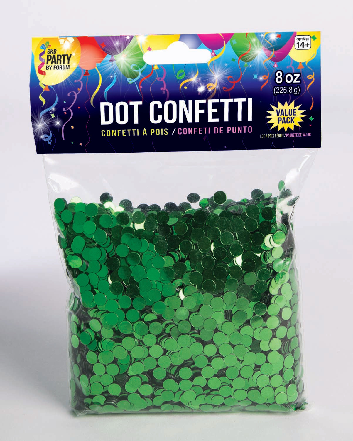 4 Oz Small Round Metallic Dot Confetti | 1 Count