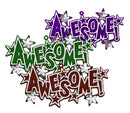 3" Awesome Charm