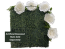 74" White Artificial Peony Cane Garland | 1 Count
