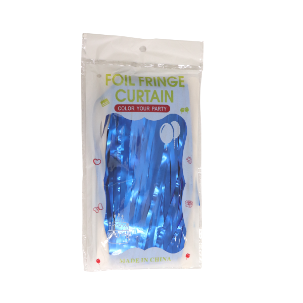 7' Foil Fringe Curtain - 3 Feet Wide x 7 Feet Long| 1 Count