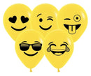 Surtido de Globos de Látex Emoji de 5"