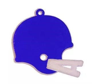 Casco de fútbol americano plano de 1,5" 4 piezas