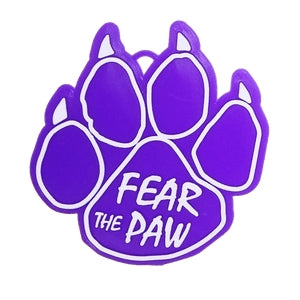 3" x 3.25" Fear The Paw