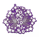 4" x 3.5" Homecoming Burst Charm