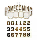 1.45" x 2.5" Homecoming Charm with Date