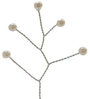 Quintet - Wired Rhinestone Floral Accessories | 12 Count
