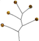 Quintet - Wired Rhinestone Floral Accessories | 12 Count
