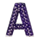 39" DIY Mosaic Letter Frame | Balloons Not Included