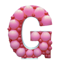 39" DIY Mosaic Letter Frame | Balloons Not Included