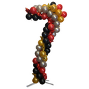 5' Aluminum Snap And Click Number Balloon Frame With Base | Balloons Not Included