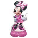 48" Minnie Mouse Forever Disney Airloonz Foil Balloon | Stands 4 Feet Tall- No Helium Required!